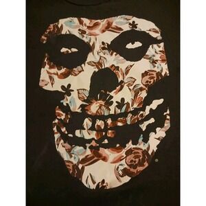 Misfits Floral Skull Graphic Shirt Sz XL